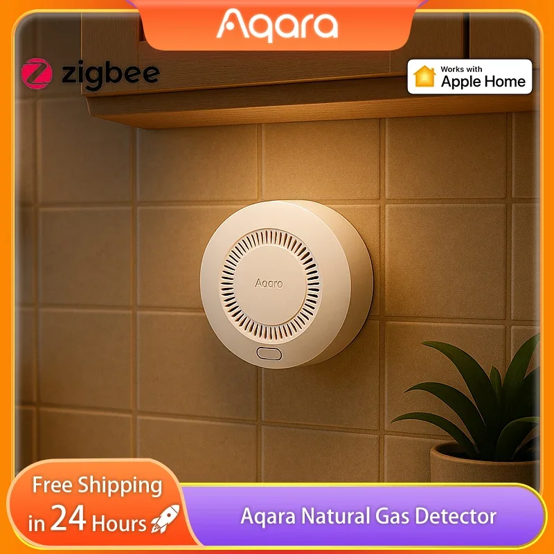 Aqara Smart Natural Gas Alarm Detector Gas Sensor Smart Security Zigbee Wireless Fire Sensor Work with Mijia App Homekit Sensor
Aqara Smart Natural Gas Alarm Detector Gas Sensor Smart Security Zigbee Wireless Fire Sensor Work with Mijia App Homekit Sensor