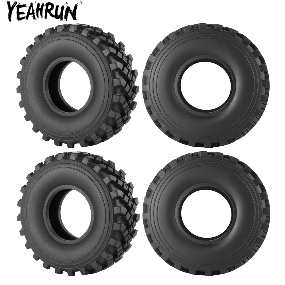 YEAHRUN 127x40mm Rubber Tyre 2.2 Inch Wheel Tires Replacement Parts for Axial SCX10 1/10 RC Crawler Car TRX4 TRX6 D90
YEAHRUN 127x40mm Rubber Tyre 2.2 Inch Wheel Tires Replacement Parts for Axial SCX10 1/10 RC Crawler Car TRX4 TRX6 D90