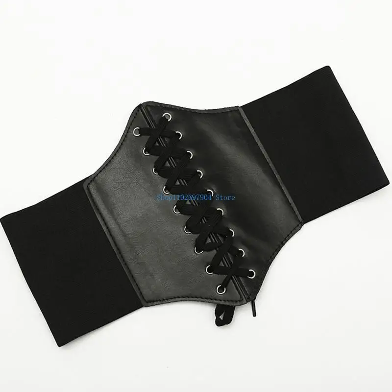 N7YF Corset Wide PU Cummerbunds with Adjustable Belt for Women Masquerade Party Dress 
N7YF Corset Wide PU Cummerbunds with Adjustable Belt for Women Masquerade Party Dress