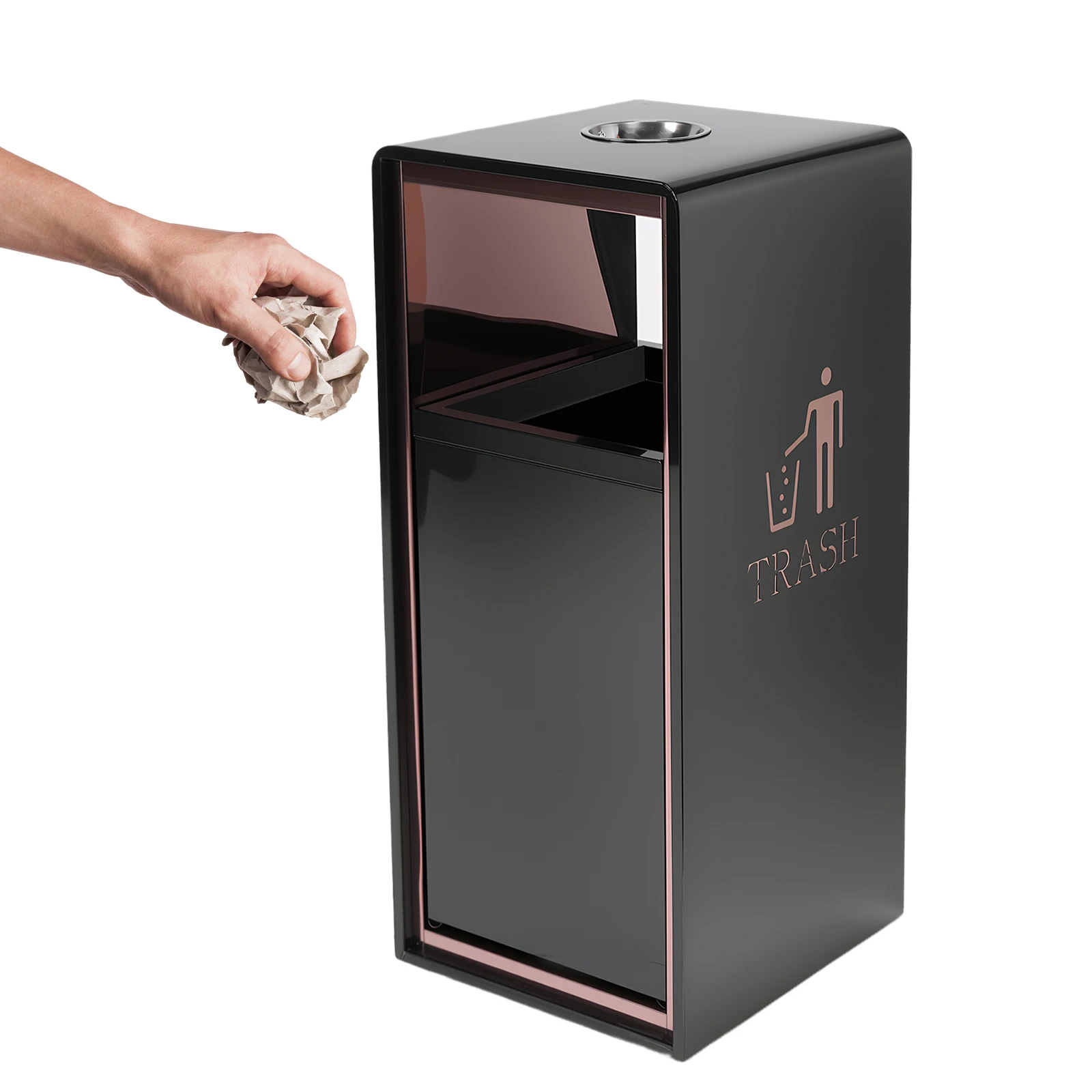 Stainless Steel Commercial Grade Waste Dustbin with Removable Inner Bucket Freestanding Rubbish Can for Patio Hotel Park Garden
Stainless Steel Commercial Grade Waste Dustbin with Removable Inner Bucket Freestanding Rubbish Can for Patio Hotel Park Garden