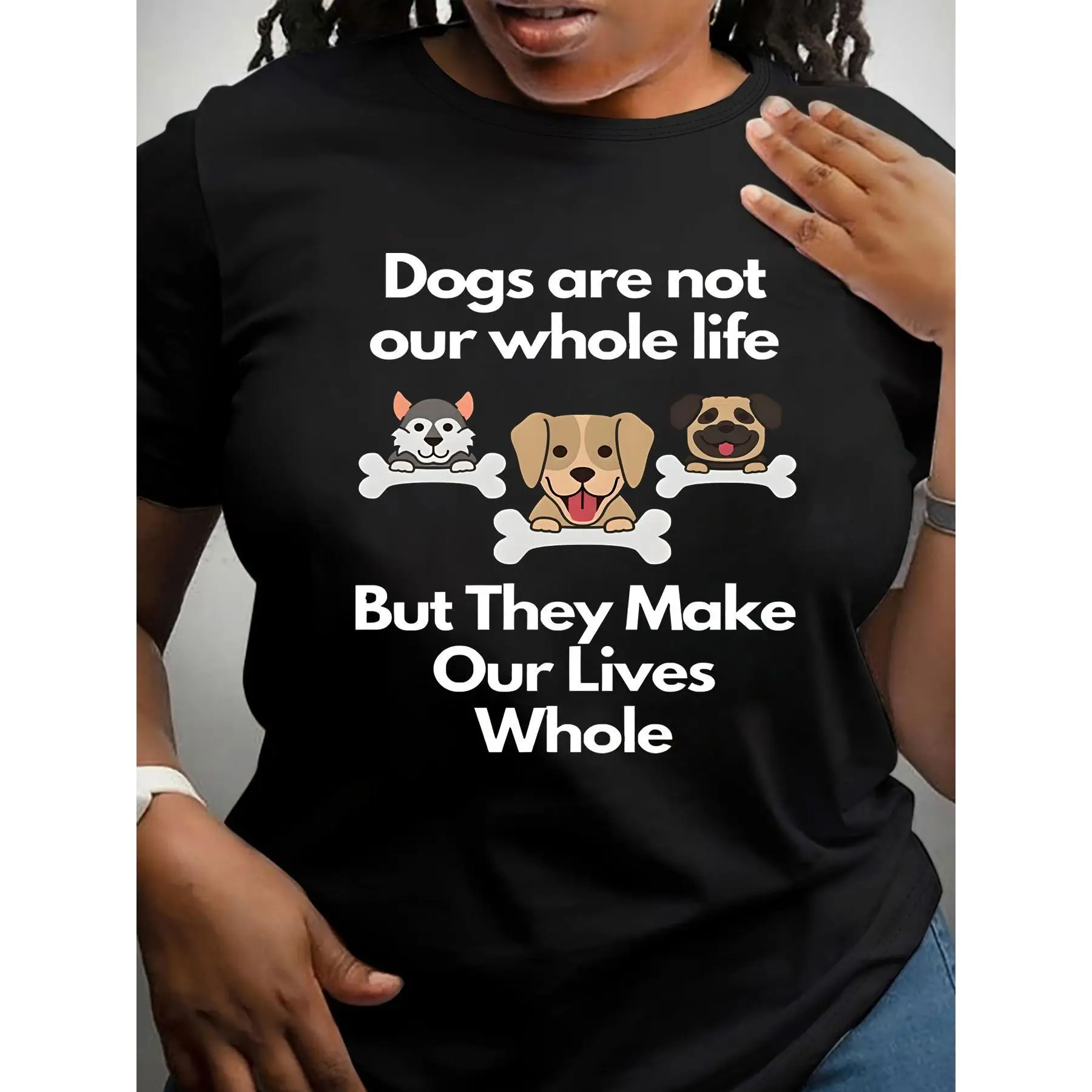 Cute T-shirt Pet Lover Quote Tee Funny Dog Graphic Top Casual Summer Streetwear for Women Men Dog Mom Dog Dad Gift
Cute T-shirt Pet Lover Quote Tee Funny Dog Graphic Top Casual Summer Streetwear for Women Men Dog Mom Dog Dad Gift