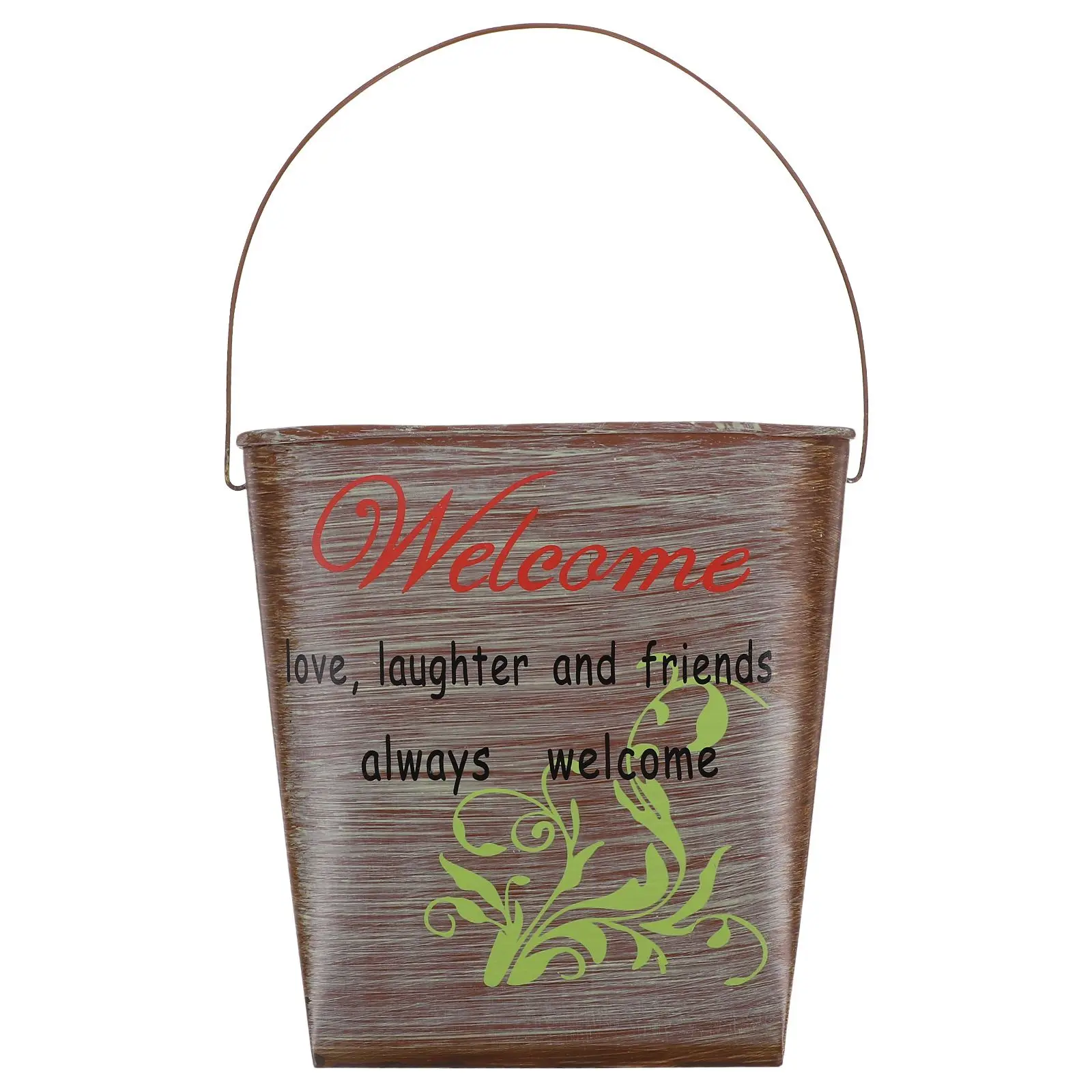 Retro Tin Flower Pot White Iron Wall Mounted Bucket Plant Elegant Design Durable Home Decor Gardening Accessories Storage Small
Retro Tin Flower Pot White Iron Wall Mounted Bucket Plant Elegant Design Durable Home Decor Gardening Accessories Storage Small