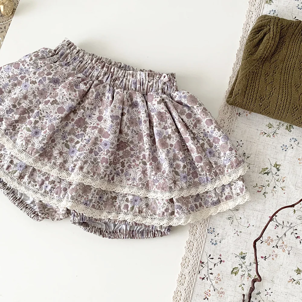 Darcoo Baby Girl Cotton Flower Shorts Toddler Autumn Winter Skirt Bloomer With Lace Kids Clothes 0-4Y
Darcoo Baby Girl Cotton Flower Shorts Toddler Autumn Winter Skirt Bloomer With Lace Kids Clothes 0-4Y
