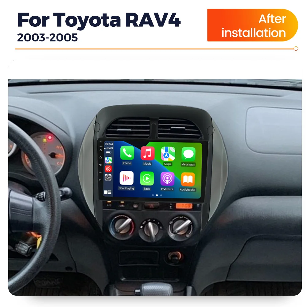 MEKEDE&NAVIFLY Android 14 для Toyota RAV4 RAV 4 2003-2005 Carplay GPS Автомобильный радиоприемник Мультимедийный плеер Стерео BT WIFI No 2 Din DVD
MEKEDE&NAVIFLY Android 14 для Toyota RAV4 RAV 4 2003-2005 Carplay GPS Автомобильный радиоприемник Мультимедийный плеер Стерео BT WIFI No 2 Din DVD