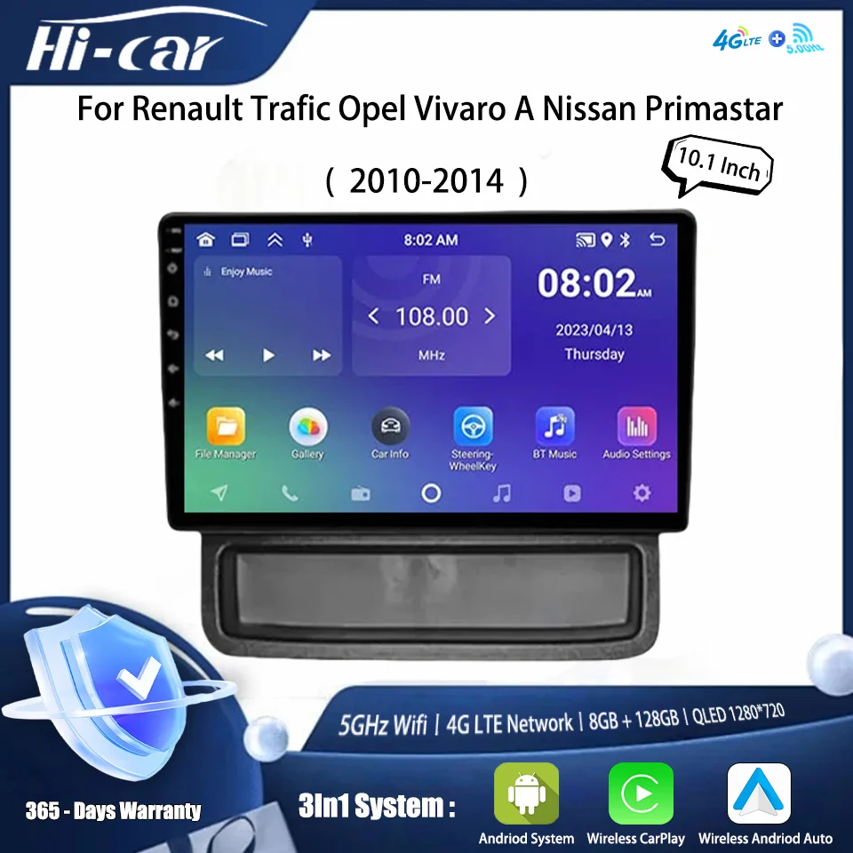 2Din Car Radio For Renault Trafic Opel Vivaro A Nissan Primastar 2010-2014 Android & CarPlay Stereo GPS Navigation Multimedia
2Din Car Radio For Renault Trafic Opel Vivaro A Nissan Primastar 2010-2014 Android & CarPlay Stereo GPS Navigation Multimedia