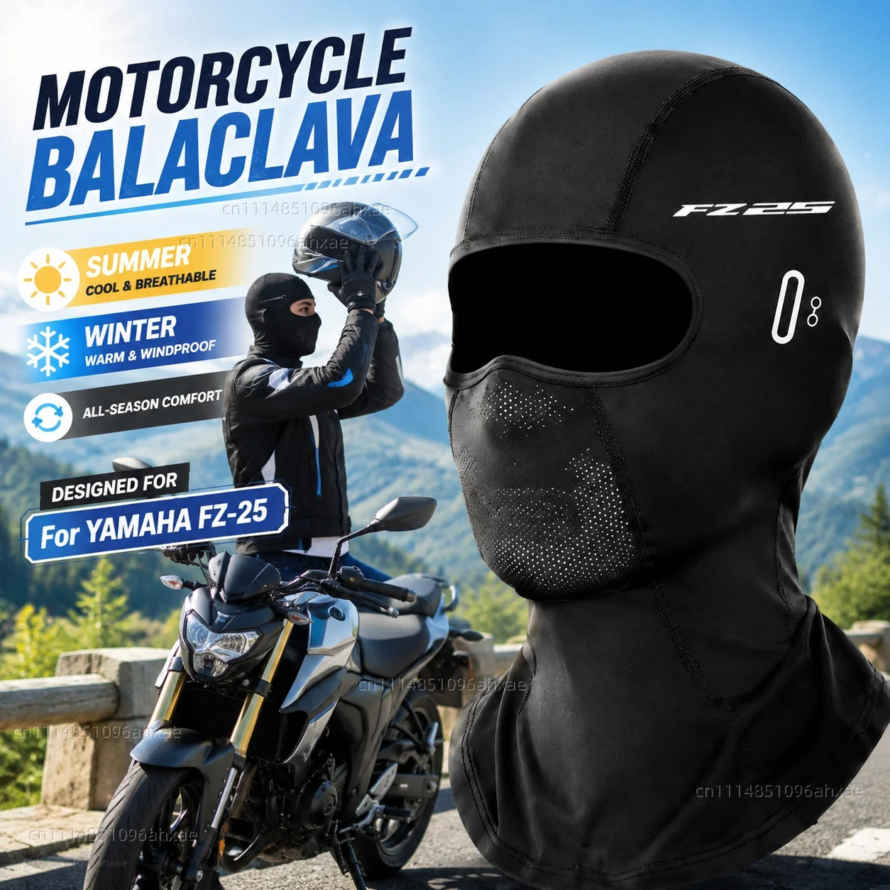 For YAMAHA FZ-25 FZ25 FZ 25 Motorcycle Balaclava Summer Glasses Face Breathable Hole Winter Warm breathable waterproof cycling
For YAMAHA FZ-25 FZ25 FZ 25 Motorcycle Balaclava Summer Glasses Face Breathable Hole Winter Warm breathable waterproof cycling