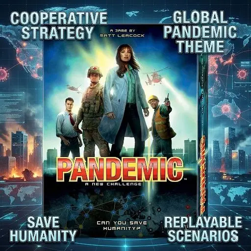 Pandemic – идеальная кооперативная настольная и карточная игра для 2-4 игроков
Pandemic – идеальная кооперативная настольная и карточная игра для 2-4 игроков