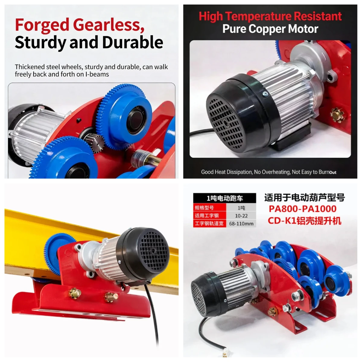 Mini Electric Hoist with Chain 220V/380V Household Small Lifting Crane I-beam Trolley Monorail Pulley
Mini Electric Hoist with Chain 220V/380V Household Small Lifting Crane I-beam Trolley Monorail Pulley