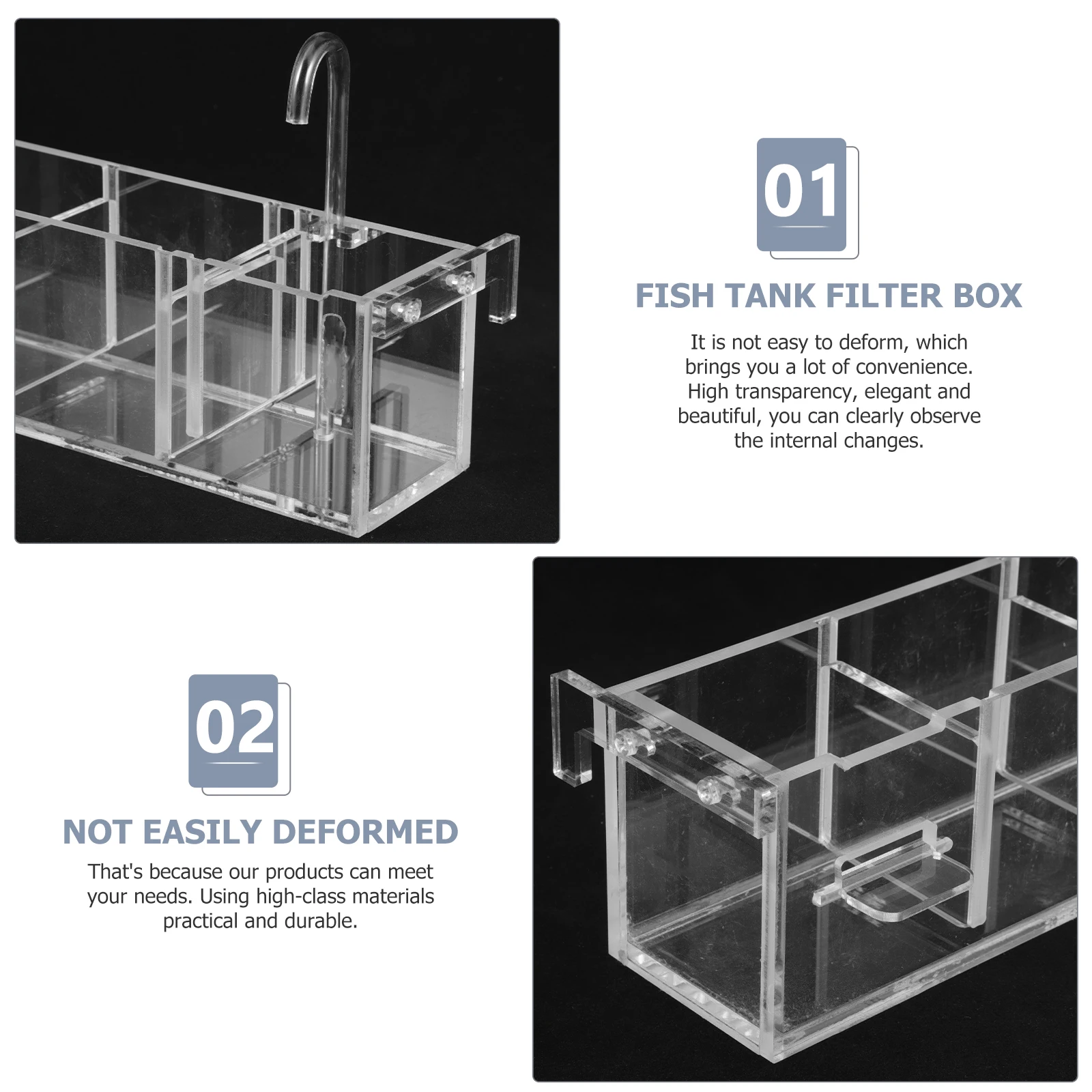 Fish Tank Box Acrylic Aquarium Drip Purification Filtration Water Aquarium Cleaner Clean Home Office Pet Fish Gift
Fish Tank Box Acrylic Aquarium Drip Purification Filtration Water Aquarium Cleaner Clean Home Office Pet Fish Gift