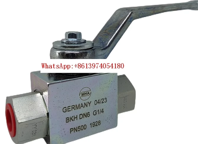 High pressure ball valve original German imported valve manual pneumatic throttle valve BKH-DN6-G1/4-PN500-1250
High pressure ball valve original German imported valve manual pneumatic throttle valve BKH-DN6-G1/4-PN500-1250