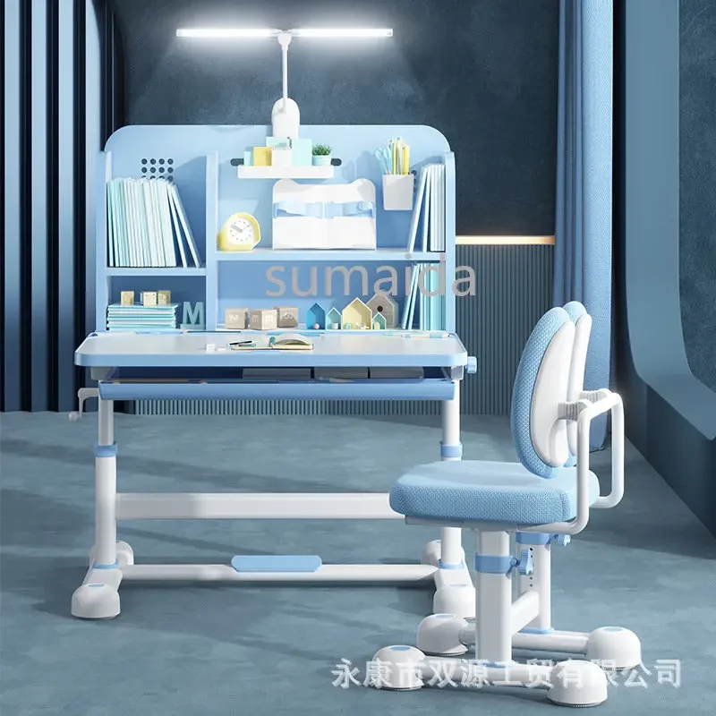 Children's Study Desk Home Desk Elementary School Student Desk Writing Table and Chair Set Home School Desk and Chair
Children's Study Desk Home Desk Elementary School Student Desk Writing Table and Chair Set Home School Desk and Chair