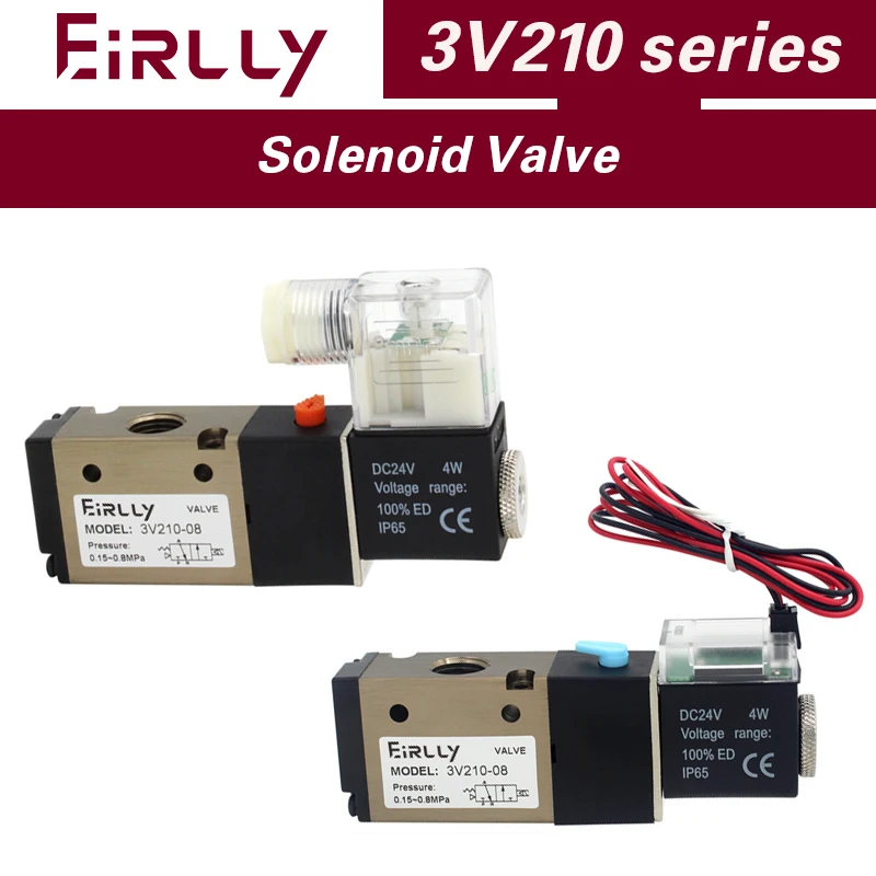 3 Way Port 2 Position 3V210-08 DC12V 24V AC110V AC220V Pneumatic Air Solenoid Valve Electric Control Gas Magnetic Valve
3 Way Port 2 Position 3V210-08 DC12V 24V AC110V AC220V Pneumatic Air Solenoid Valve Electric Control Gas Magnetic Valve