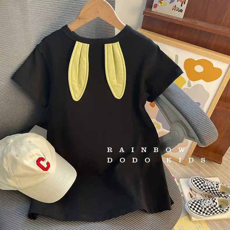 Girls' Dress Children's Clothing 2023 Summer New Children Personality Bunny Ears Casual T-shirt Skirt
Girls' Dress Children's Clothing 2023 Summer New Children Personality Bunny Ears Casual T-shirt Skirt
