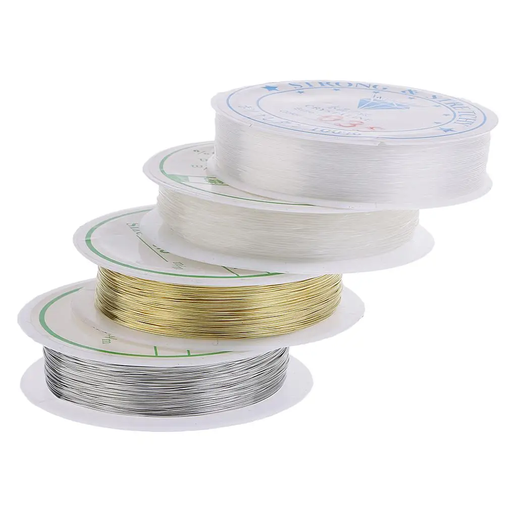 DIY Jewelry Wire Set Copper Beading Thread Elastic Cord Craft Supplies for Handmade Necklaces and Bracelets
DIY Jewelry Wire Set Copper Beading Thread Elastic Cord Craft Supplies for Handmade Necklaces and Bracelets