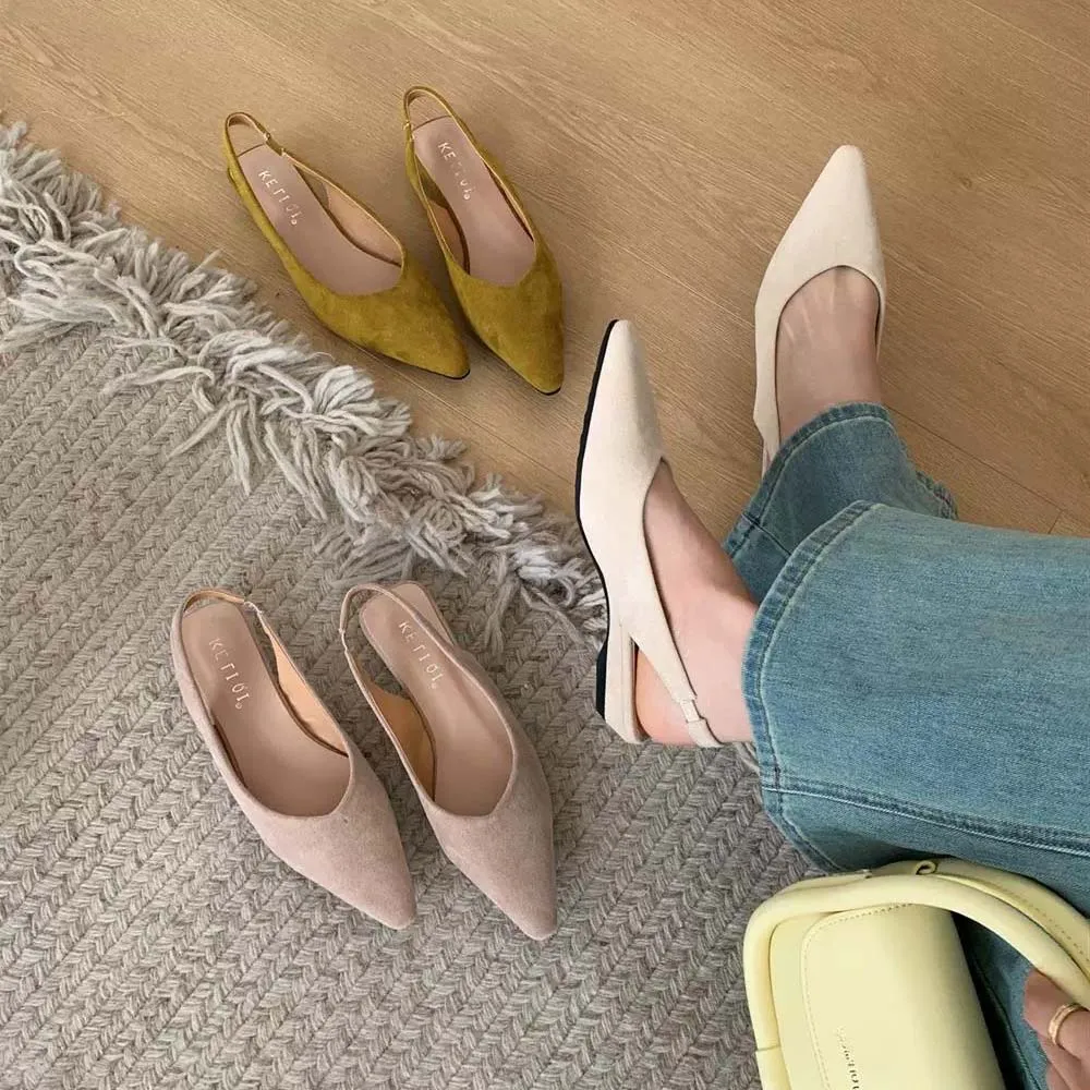 Slingback Flats for Women Pointed-Toe Ballet Flats with Buckle StrapClassic Low Heel Dress Shoes for Casual Work Office Party
Slingback Flats for Women Pointed-Toe Ballet Flats with Buckle StrapClassic Low Heel Dress Shoes for Casual Work Office Party