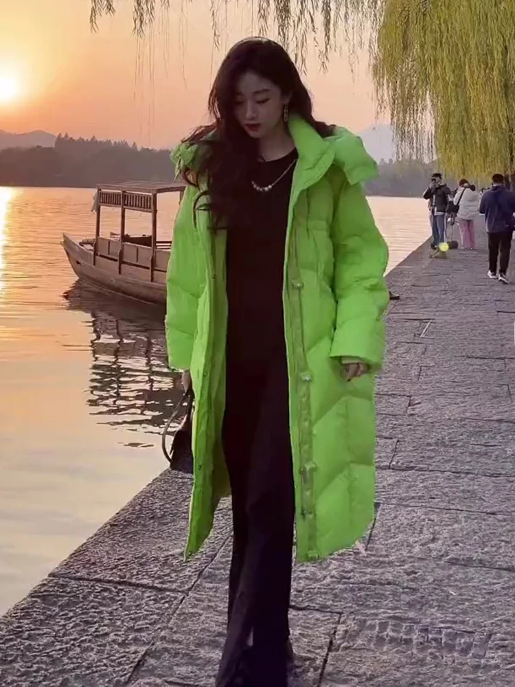 Loose Long Over-Knee Women's down Jaet Du down Faionable een Korean Sle Winter Coat Memory Fabric Thiened Long Sl...
Loose Long Over-Knee Women's down Jaet Du down Faionable een Korean Sle Winter Coat Memory Fabric Thiened Long Sl...