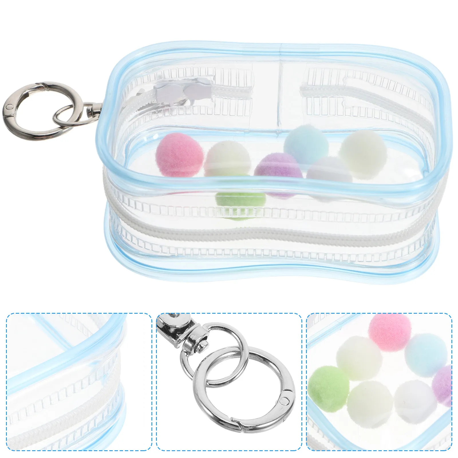 1Set Clear Display Bag Portable Zipper Closure Dustproof Storage Organizer for Mini Figures Collectibles Keychain Display Box
1Set Clear Display Bag Portable Zipper Closure Dustproof Storage Organizer for Mini Figures Collectibles Keychain Display Box