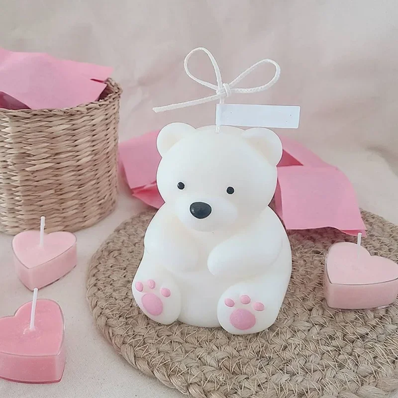 DIY Bear Candle Silicone Mold Handmade Ornament Chocolate Cake Decorating Tools Kitchen Baking Accessories Candle Molds Gifts
DIY Bear Candle Silicone Mold Handmade Ornament Chocolate Cake Decorating Tools Kitchen Baking Accessories Candle Molds Gifts