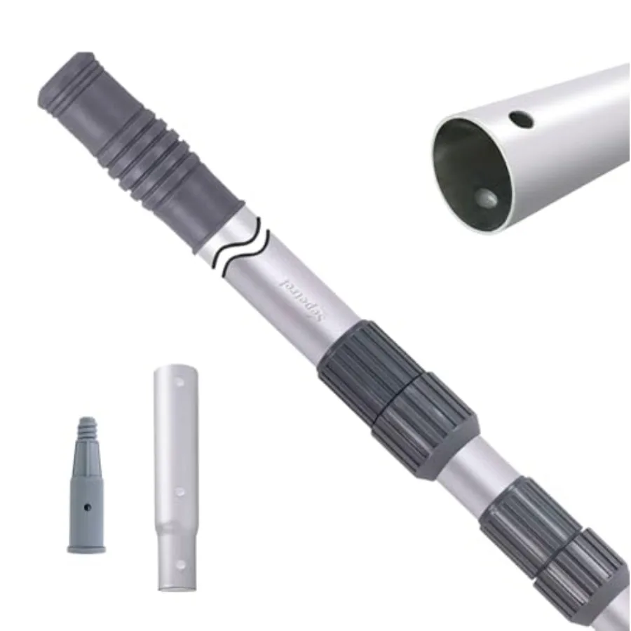 Sepetrel Pool Pole-Upgraded Profional Telescoping Swimming Pool Pole with Threaded Tips, Adjustable Telescopic Poles, for Skimm
Sepetrel Pool Pole-Upgraded Profional Telescoping Swimming Pool Pole with Threaded Tips, Adjustable Telescopic Poles, for Skimm