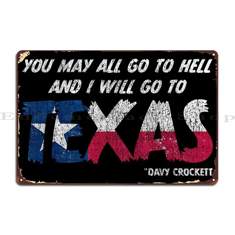Davy Crockett You May All Metal Sign Printed Garage Mural Wall Decor Wall Mural Tin Sign Poster
Davy Crockett You May All Metal Sign Printed Garage Mural Wall Decor Wall Mural Tin Sign Poster