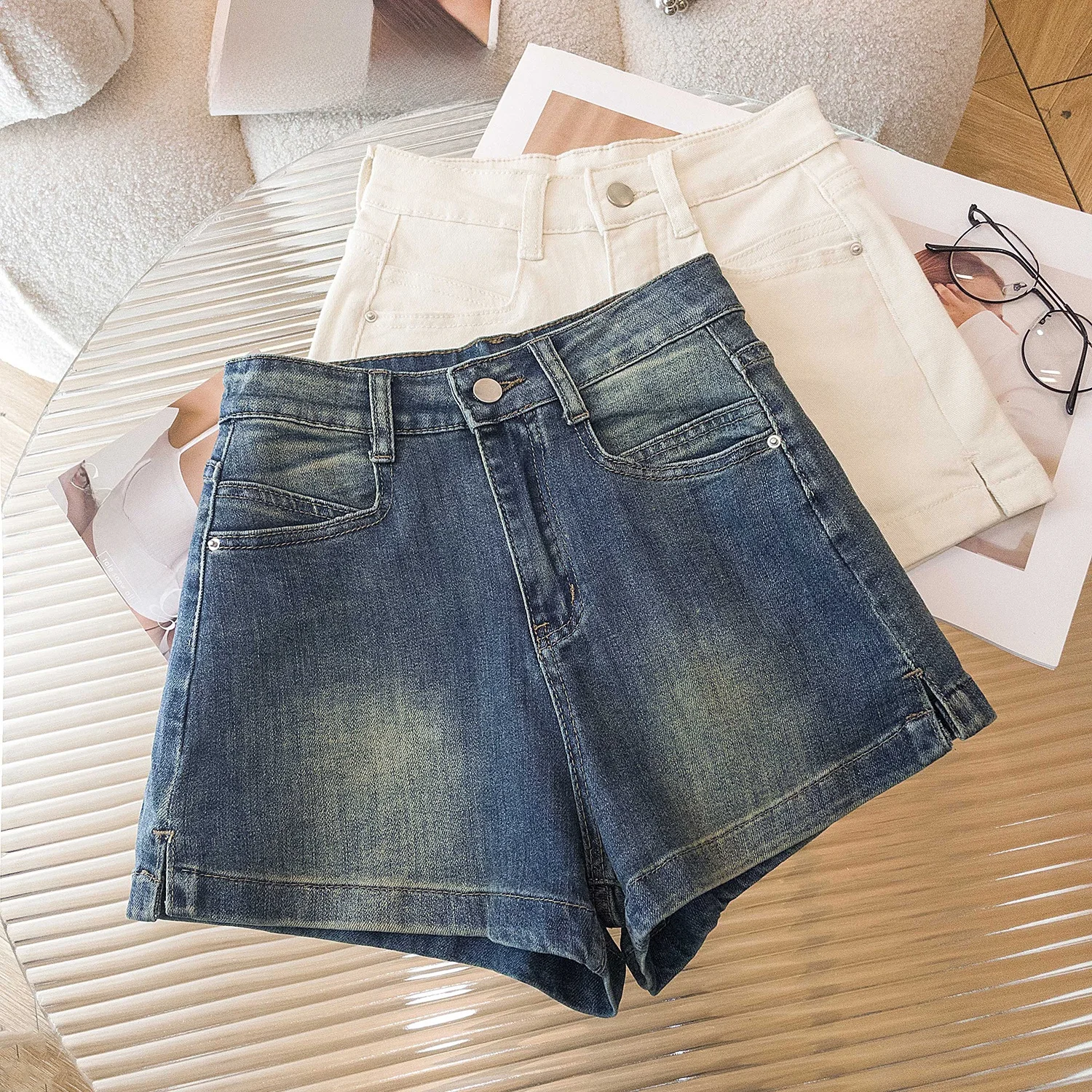 2026 New Design High Waist Slim Fit Denim Shorts Women's Elastic Casual High Waist Wide Leg Pants Summer Fashion Jeans
2026 New Design High Waist Slim Fit Denim Shorts Women's Elastic Casual High Waist Wide Leg Pants Summer Fashion Jeans