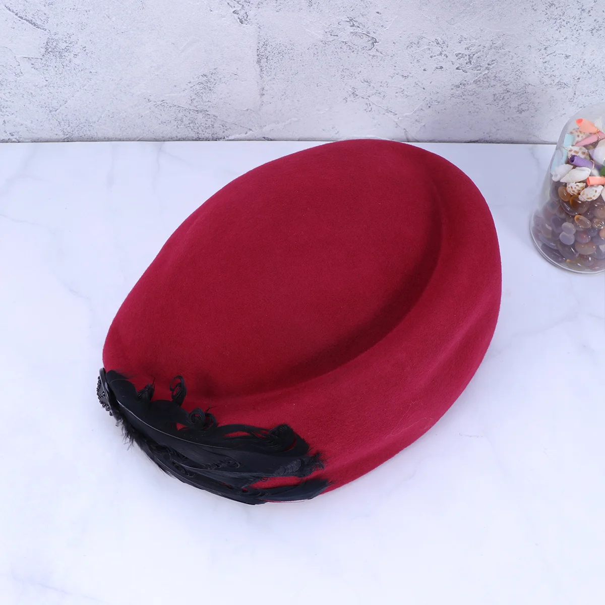 Wine Red Air Stewardess Hat Flight Attendant Cap Costume Cosplay Headwear for Women One Size Fits Most Soft Lightweight
Wine Red Air Stewardess Hat Flight Attendant Cap Costume Cosplay Headwear for Women One Size Fits Most Soft Lightweight