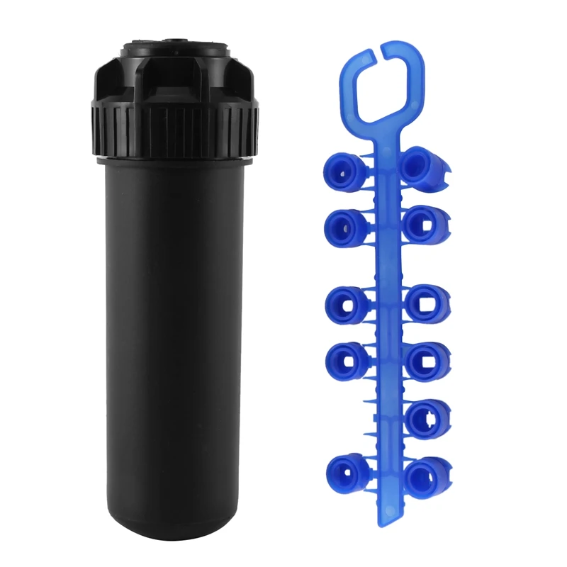 3/4 Inch Female Thread Pop-Up Sprinkler Gear Drive Lawn Sprinkler Head Part-Circle Pattern 40°-360°Adjustable
3/4 Inch Female Thread Pop-Up Sprinkler Gear Drive Lawn Sprinkler Head Part-Circle Pattern 40°-360°Adjustable
