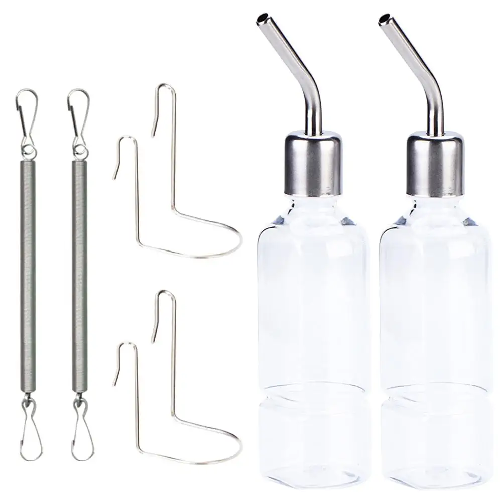 2 Pcs Rabbit Drinking Bottle Pet Water Dispenser Hanging Feeders Animal Plastic Hamster Drip Leak Proof Stainless Faucet Sealing
2 Pcs Rabbit Drinking Bottle Pet Water Dispenser Hanging Feeders Animal Plastic Hamster Drip Leak Proof Stainless Faucet Sealing