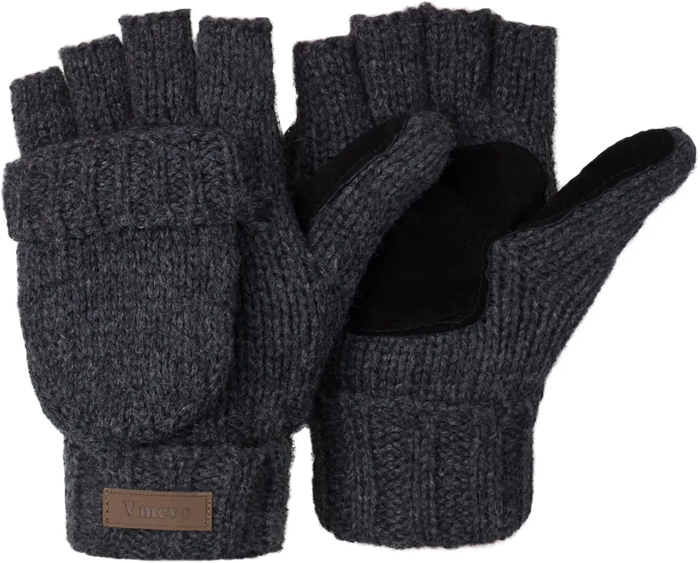 Winter Knitted Convertible Fingerless Gloves Unisex Warm Wool Mitten for Women and Men
Winter Knitted Convertible Fingerless Gloves Unisex Warm Wool Mitten for Women and Men