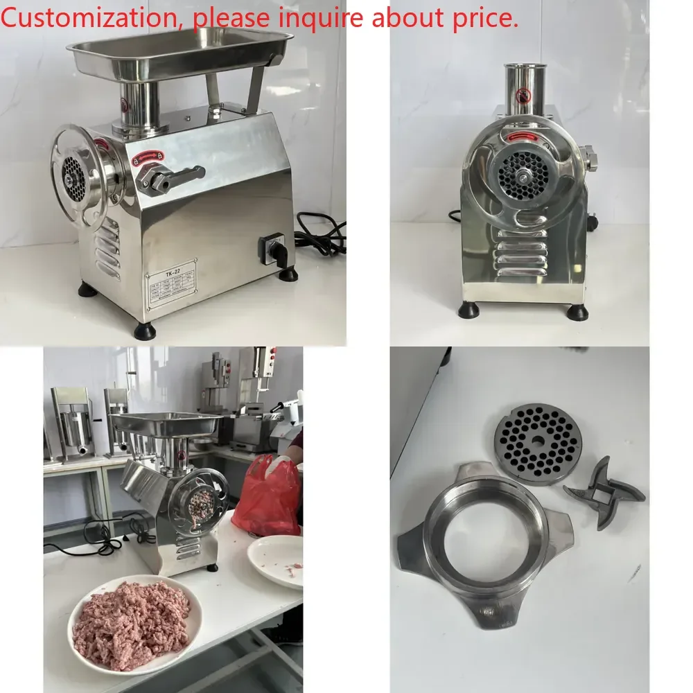 Hot sale220kg/h Commercial Meat Mincer Machine New Condition Carrot Pork Grinder Garlic Meat Grinding and Sausage Filling
Hot sale220kg/h Commercial Meat Mincer Machine New Condition Carrot Pork Grinder Garlic Meat Grinding and Sausage Filling