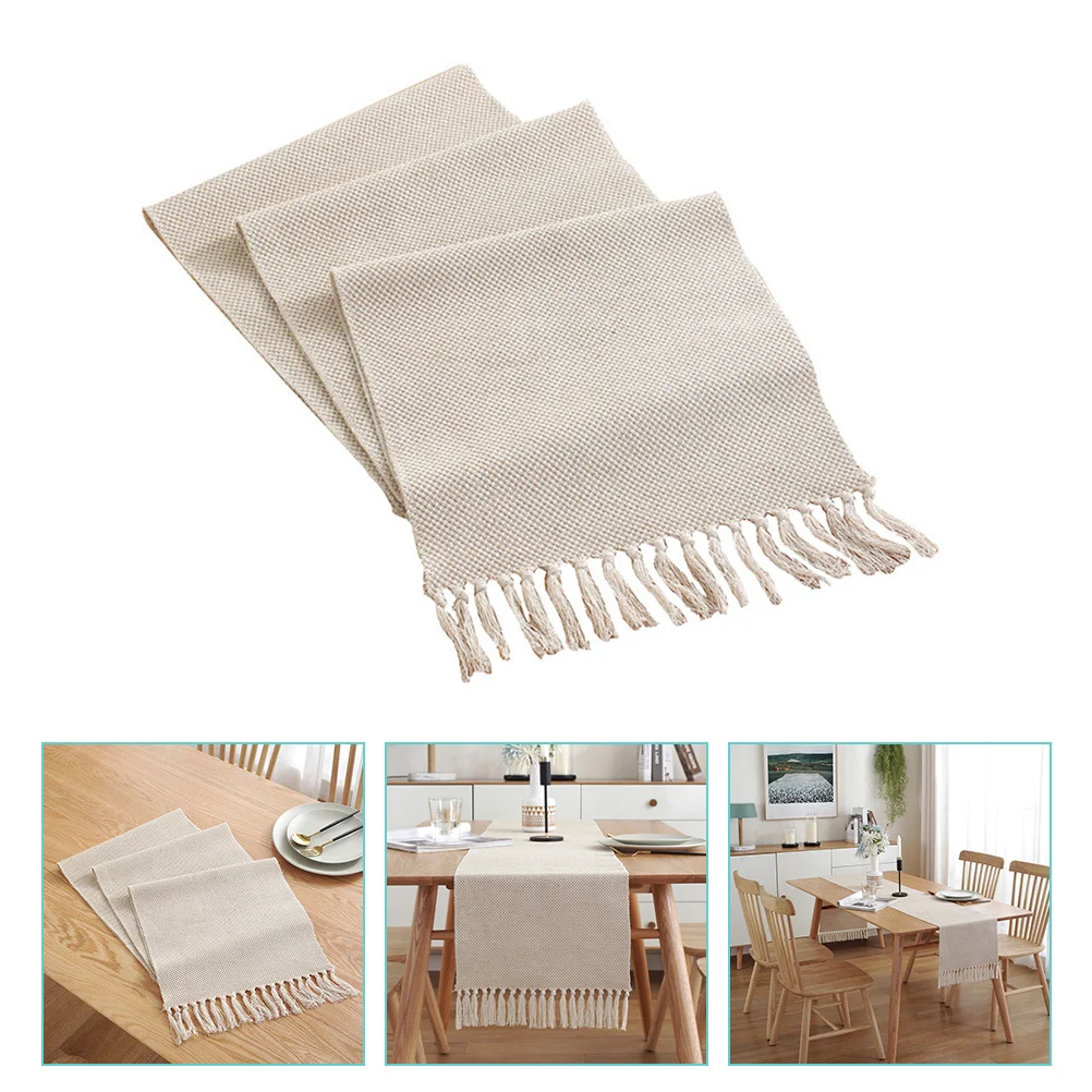 Nordic Farmhouse Table Runner Rustic Woven Cotton Tassel Long Dining Table Decoration Tassel Tablecloth Decoration
Nordic Farmhouse Table Runner Rustic Woven Cotton Tassel Long Dining Table Decoration Tassel Tablecloth Decoration