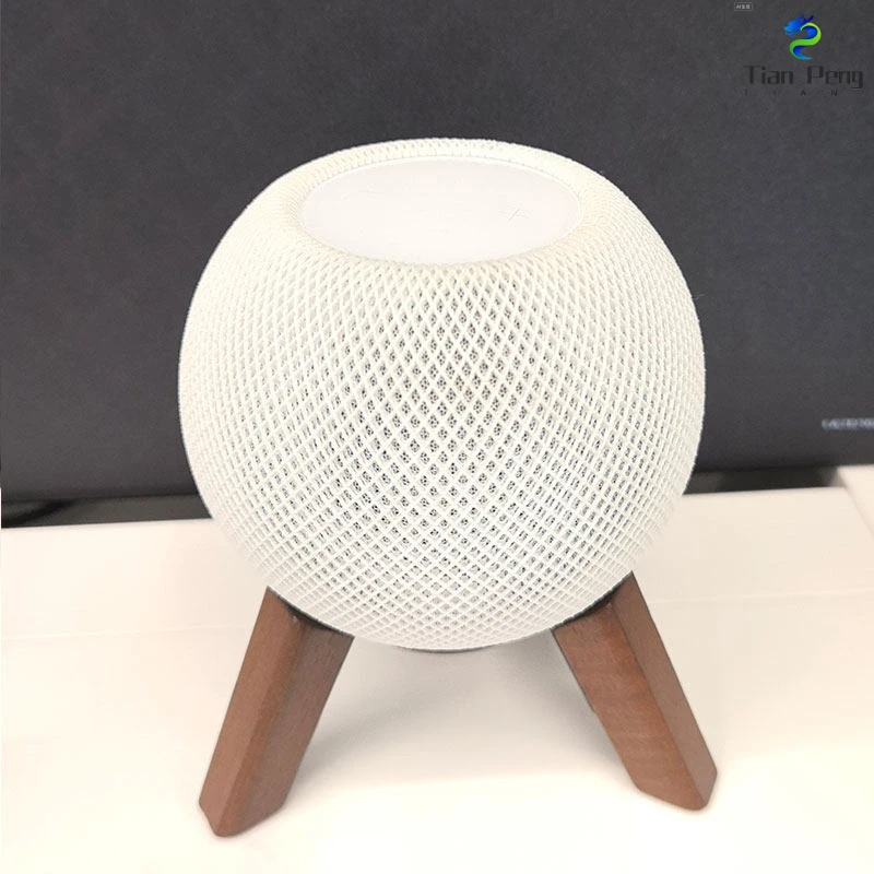 For HomePod Mini Speaker Walnut & Metal Stand, composite structure with padded footing secures equipment neatly on desktop
For HomePod Mini Speaker Walnut & Metal Stand, composite structure with padded footing secures equipment neatly on desktop
