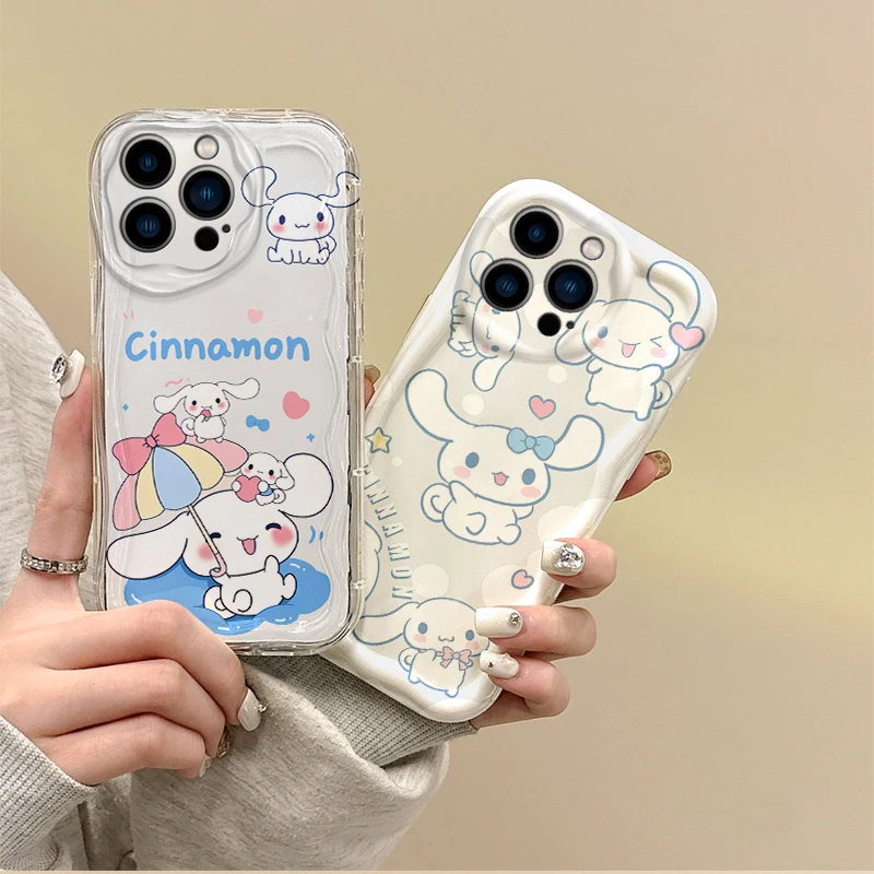 Cute Sanrio Cinnamoroll iPhone16 Case Wave Phone Case for iPhone 16 15 14 ProMax 13 12 11 8 7 Plus X XR XS Max TPU Silicone Case
Cute Sanrio Cinnamoroll iPhone16 Case Wave Phone Case for iPhone 16 15 14 ProMax 13 12 11 8 7 Plus X XR XS Max TPU Silicone Case