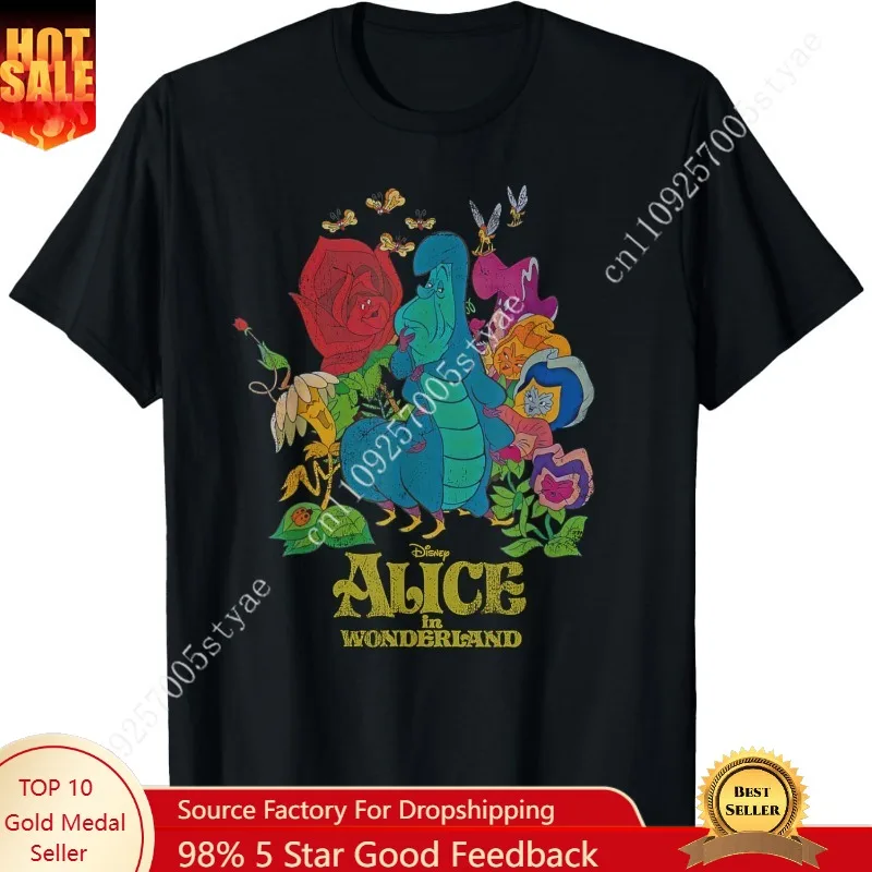 Alice in Wonderland Caterpillar and Living Flowers Retro T-Shirt Small
Alice in Wonderland Caterpillar and Living Flowers Retro T-Shirt Small