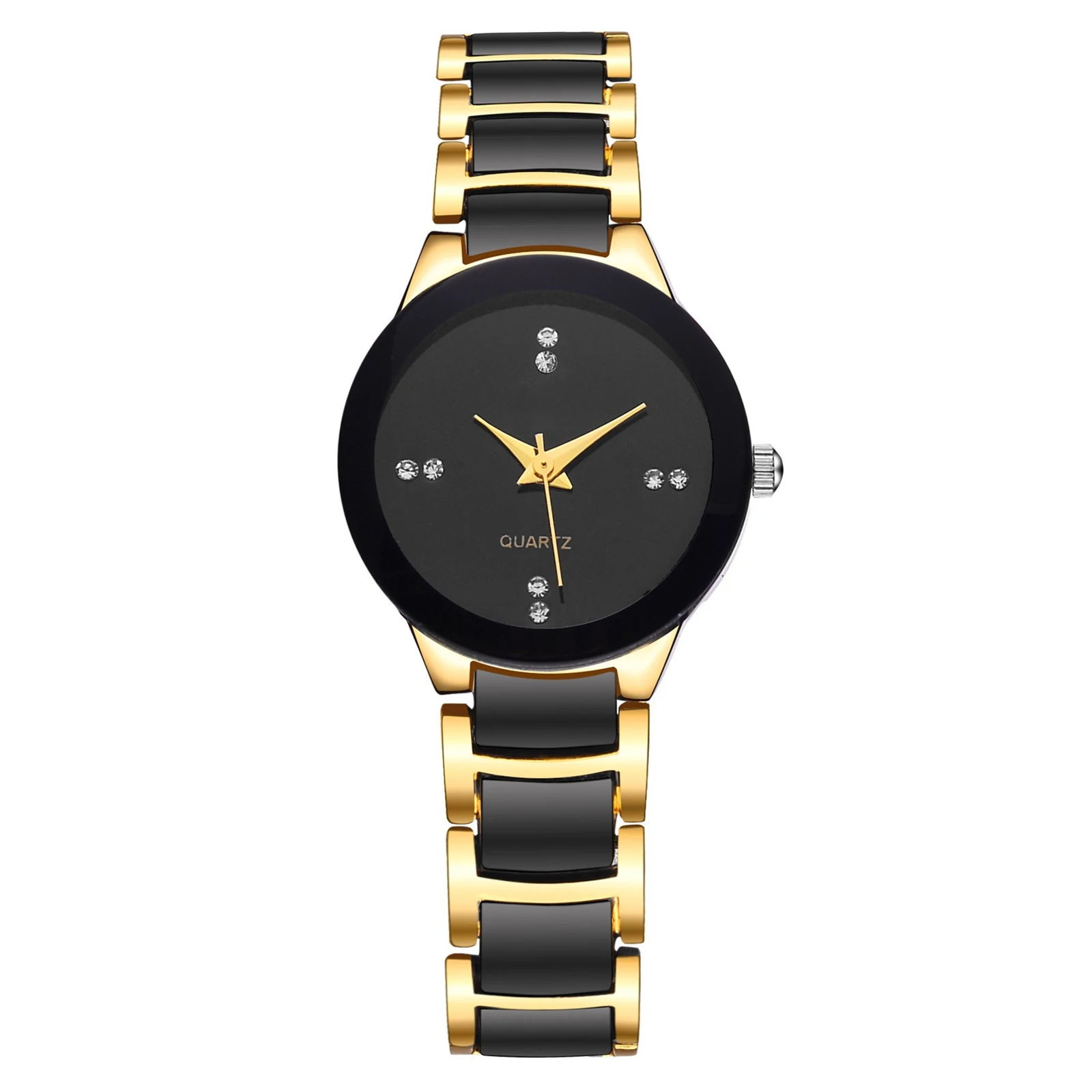 Elegant Women's Quartz Watch Gold Black Stainless Steel Band Small Dial Woman Wristwatch Round Minimalist Clock Watch for Ladies
Elegant Women's Quartz Watch Gold Black Stainless Steel Band Small Dial Woman Wristwatch Round Minimalist Clock Watch for Ladies