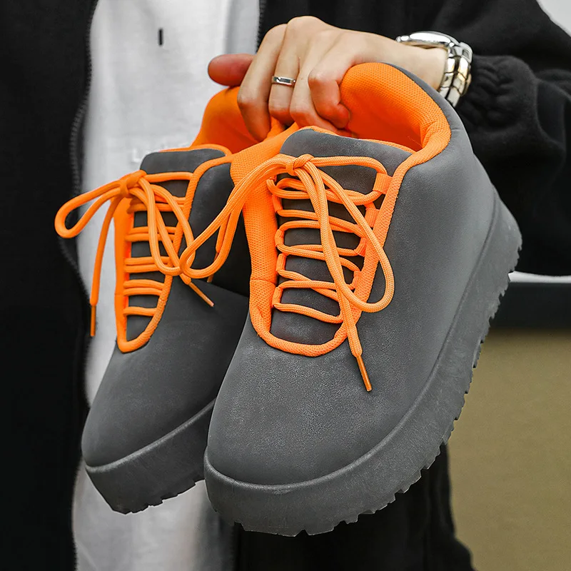 Fashion Platform Bread Shoes for Men Trend Men's Sneakers and Casual Shoes Soft Sole Comfort Running Man's Shoes Tenis Masculino
Fashion Platform Bread Shoes for Men Trend Men's Sneakers and Casual Shoes Soft Sole Comfort Running Man's Shoes Tenis Masculino