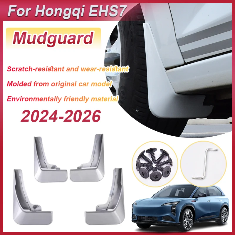 4PCS Car Painted Mudguards For Hongqi EHS7 Tiangong 08 Accessories 2024-2026 MudFlap Splash Spoiler Fender Flare Car Accessories
4PCS Car Painted Mudguards For Hongqi EHS7 Tiangong 08 Accessories 2024-2026 MudFlap Splash Spoiler Fender Flare Car Accessories