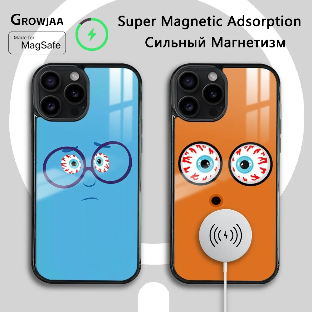 M-Mishka Cartoon Angry Eyes Phone Case For iPhone 16 15 14 13 12 11 Pro Max Plus Mini New Magsafe Mirror Wireless Magnetic Cover
M-Mishka Cartoon Angry Eyes Phone Case For iPhone 16 15 14 13 12 11 Pro Max Plus Mini New Magsafe Mirror Wireless Magnetic Cover