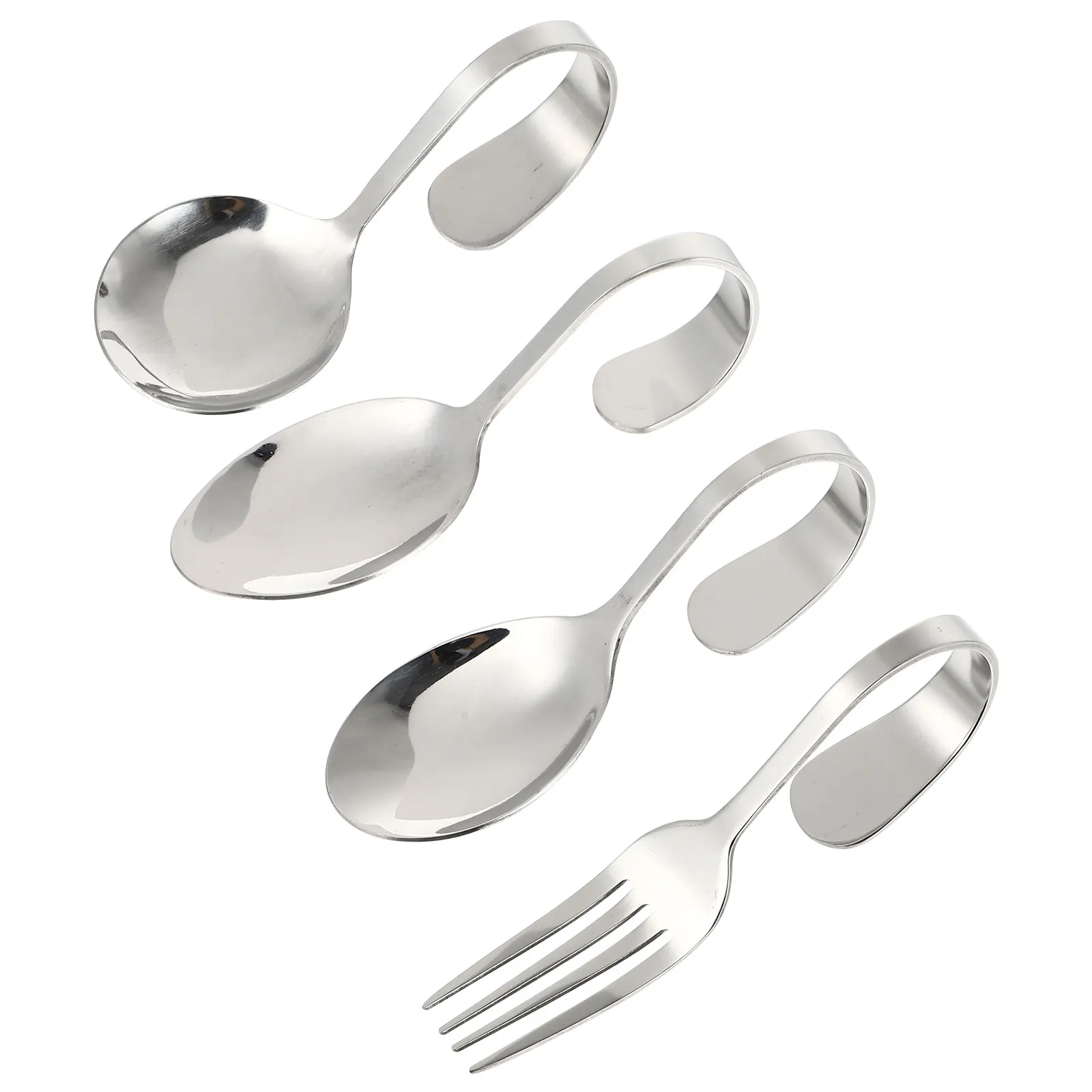 4 Pcs Stainless Steel Curved H Dessert Spoons Practical Coffee Tea Spoon Vintage Bent Design Kitchen Tool
4 Pcs Stainless Steel Curved H Dessert Spoons Practical Coffee Tea Spoon Vintage Bent Design Kitchen Tool