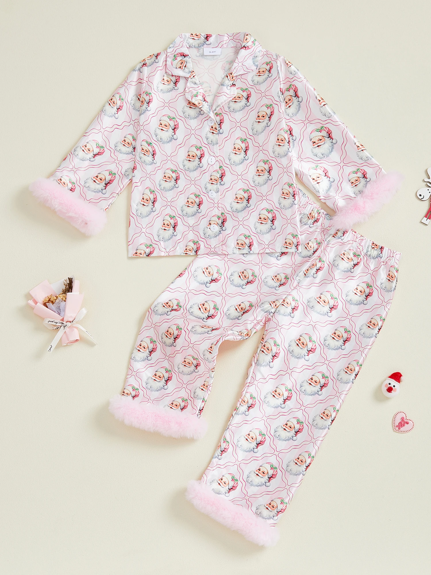 Рождественский пижамный комплект для младенцев с принтом оленей и снеговика, топ с V-образным вырезом и длинными рукавами, одежда для сна из 2 предметов для ребенка
Рождественский пижамный комплект для младенцев с принтом оленей и снеговика, топ с V-образным вырезом и длинными рукавами, одежда для сна из 2 предметов для ребенка