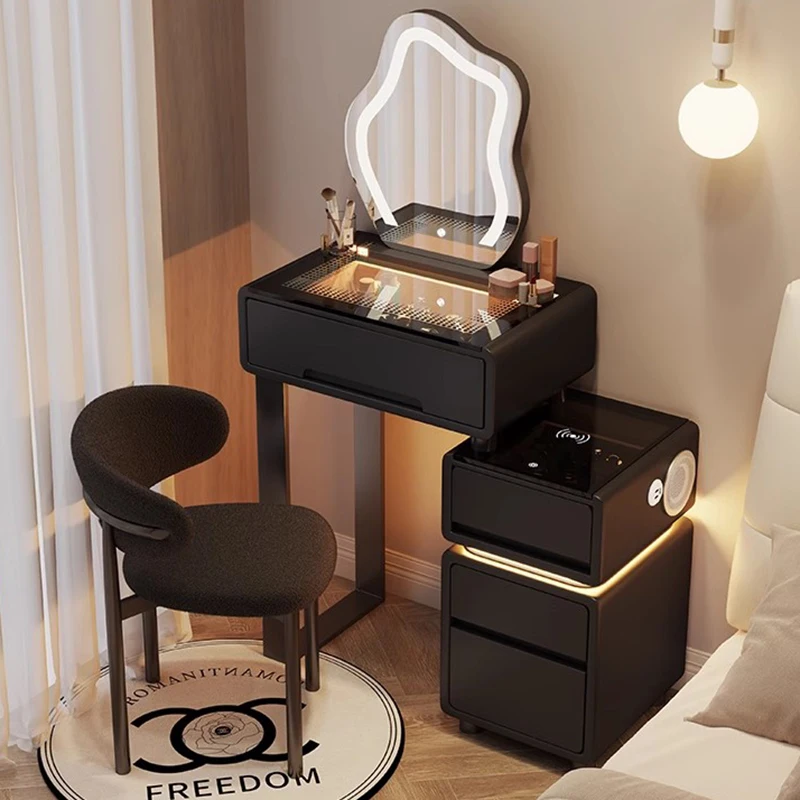 Modern Nordic Vanity Table Luxury Design Drawer Storage Vanity Table Mirror Organize Coiffeuse Maquillage Meuble Femme Furniture
Modern Nordic Vanity Table Luxury Design Drawer Storage Vanity Table Mirror Organize Coiffeuse Maquillage Meuble Femme Furniture