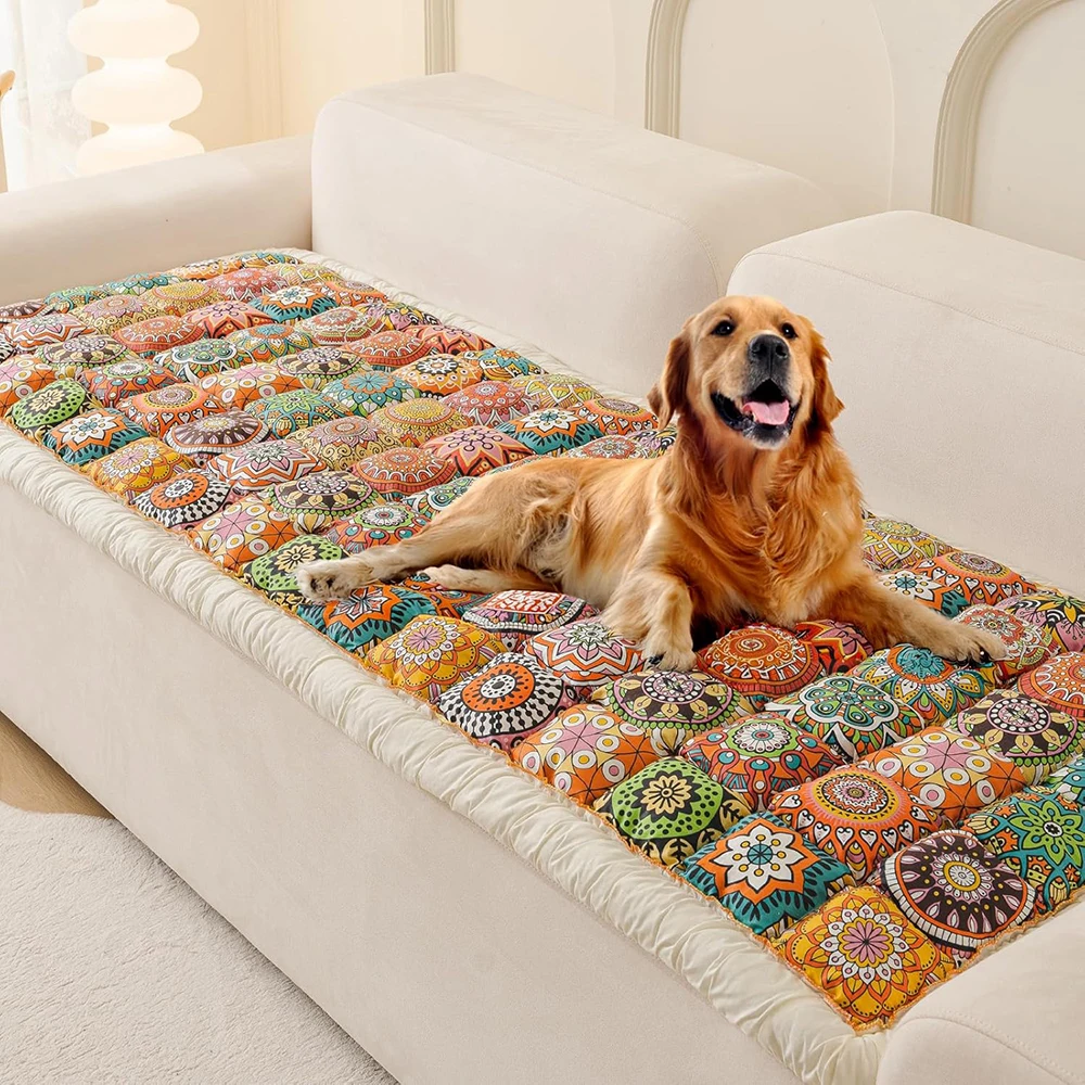 Funny Couch Cover for Dogs Bohemian Cotton Thickened Sofa Cover Cushion Durable Non-Slip Anti Cat Scratch Washable Seat Pad
Funny Couch Cover for Dogs Bohemian Cotton Thickened Sofa Cover Cushion Durable Non-Slip Anti Cat Scratch Washable Seat Pad