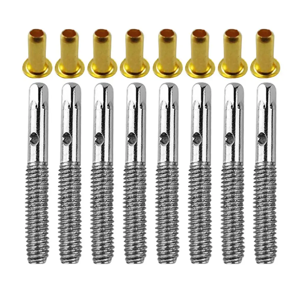 8 Sets String Screw Accessories Durable Steel Piano Pegs Parts Loose Tuning Pins Music Instrument Components Suitable Guitars
8 Sets String Screw Accessories Durable Steel Piano Pegs Parts Loose Tuning Pins Music Instrument Components Suitable Guitars