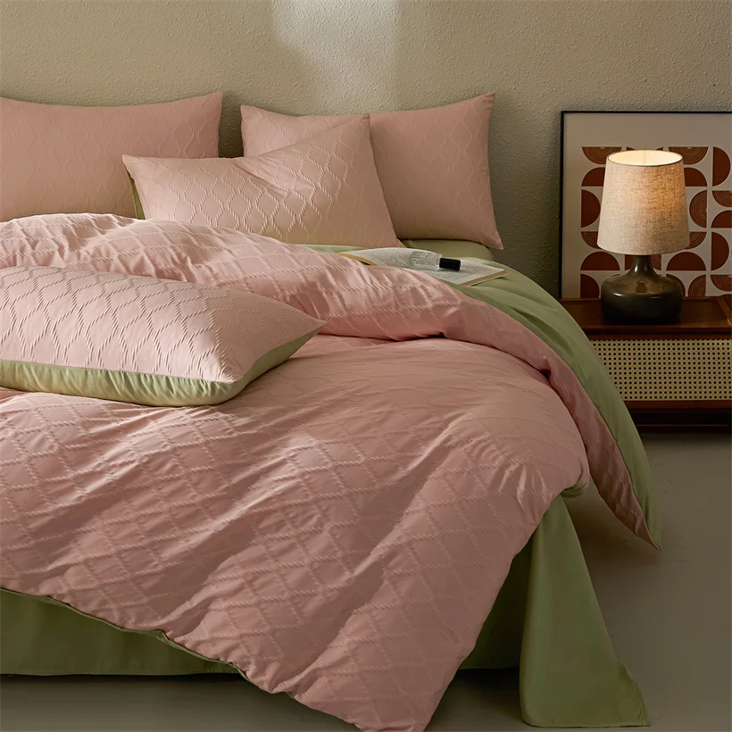 Solid Bed Linen Washed Cotton Bedding Set 3/4/5Pcs Duvet Cover Set Double Single Bed Sheet Pillowcase Couple Queen Twin Size
Solid Bed Linen Washed Cotton Bedding Set 3/4/5Pcs Duvet Cover Set Double Single Bed Sheet Pillowcase Couple Queen Twin Size