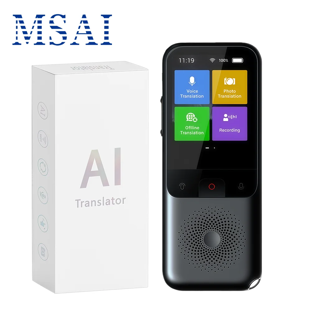 2026 New 17 Languages Offline Translation Device Real Time Translator Photography Recording 160 Languages for Travel Meeting
2026 New 17 Languages Offline Translation Device Real Time Translator Photography Recording 160 Languages for Travel Meeting
