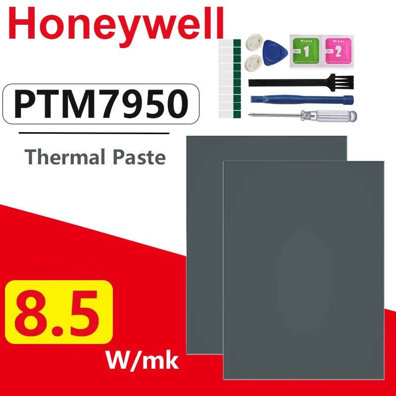 Honeywell PTM7950 Thermal Paste Phase Change Silicone Pad 8.5W Sheet Laptop CPU GPU Silicone Grease Pad.
Honeywell PTM7950 Thermal Paste Phase Change Silicone Pad 8.5W Sheet Laptop CPU GPU Silicone Grease Pad.