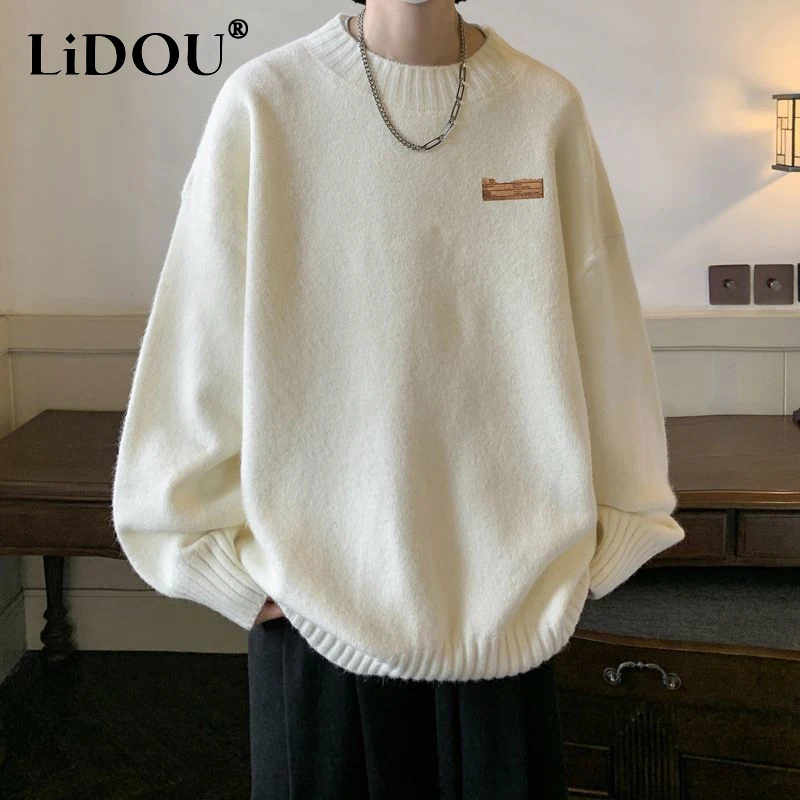 2023 Autumn Winter New Solid Color Fashion Round Neck Sweater Man Casual Loose Vintage Embroidered Thicken All-match Pullovers
2023 Autumn Winter New Solid Color Fashion Round Neck Sweater Man Casual Loose Vintage Embroidered Thicken All-match Pullovers