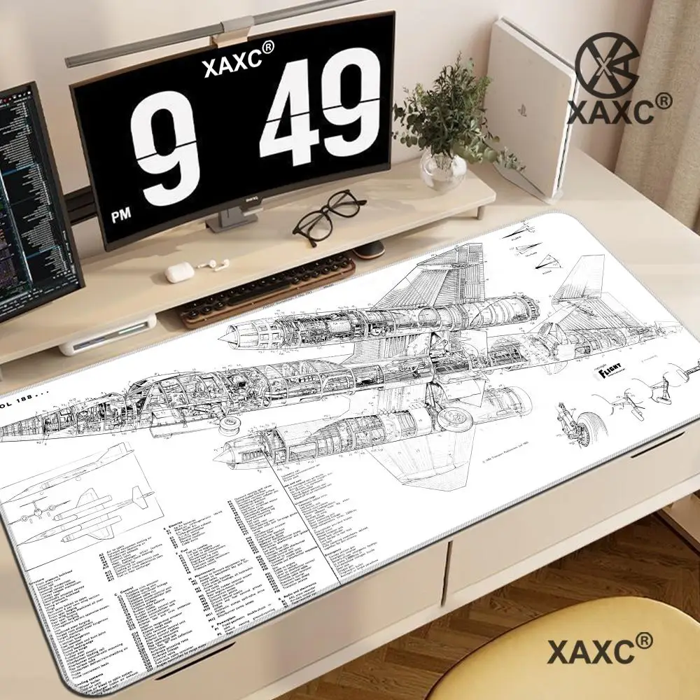 Airplane Drawing Black And White Gaming Mouse Pad HD print Office accessories Rubber Laptop overlock keyboard Desk Mat XAXC
Airplane Drawing Black And White Gaming Mouse Pad HD print Office accessories Rubber Laptop overlock keyboard Desk Mat XAXC