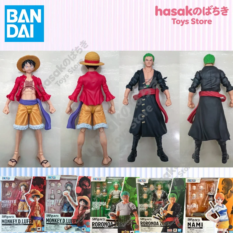 In Stock BANDAI Original Box S.H.Figuarts ONE Piece MONKEY D LUFFY RORONOA ZORO NAMI SHF Action Figure Model Toy Gift for Kids
In Stock BANDAI Original Box S.H.Figuarts ONE Piece MONKEY D LUFFY RORONOA ZORO NAMI SHF Action Figure Model Toy Gift for Kids