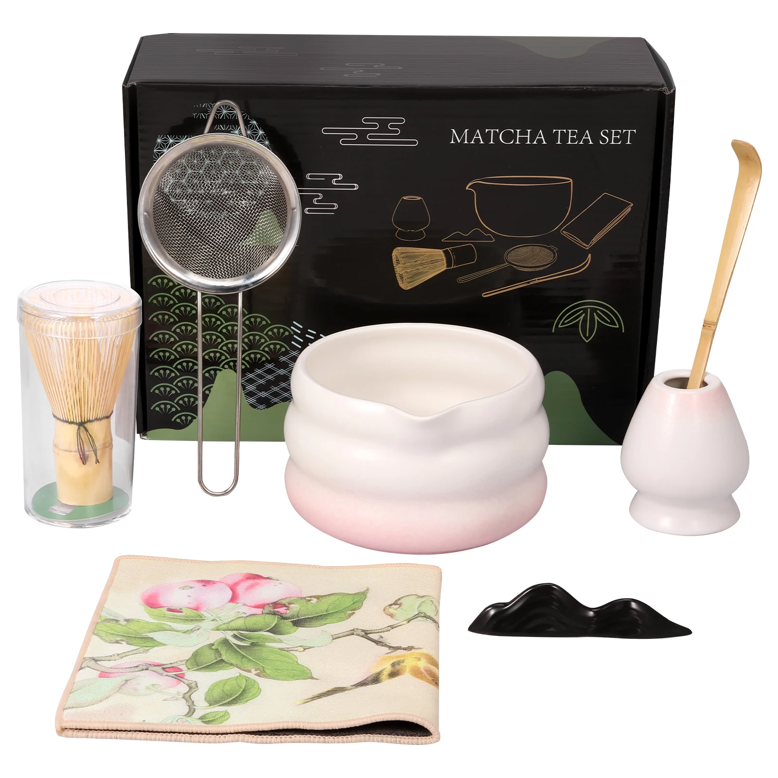 Japanese style matcha bowl, matcha tools tea whisk set smooth glazed interior beautiful design suitable for making cream matcha
Japanese style matcha bowl, matcha tools tea whisk set smooth glazed interior beautiful design suitable for making cream matcha